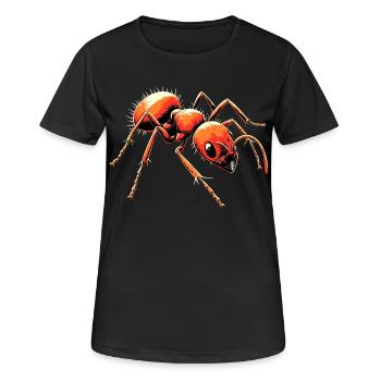 Ant Forest Ant Fire Ant Insect Cute Ants - Women's Breathable T-Shirt - black - Front - AI Model Female 172 light (172cm)