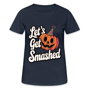 Let's Get Smashed - Women's Breathable T-Shirt - dark navy - Front - AI Model Female 172 light (172cm)