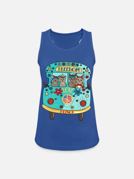 Camper Camping Bus - Frauen Tank Top atmungsaktiv - Royalblau