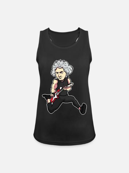 Genialer Beethoven Klavierabend - Frauen Tank Top atmungsaktiv - Schwarz