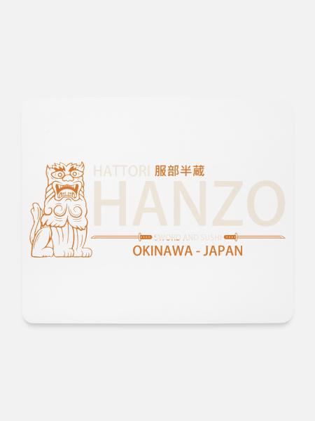 Hattori Hanzo - Mousepad (Querformat) - Weiß