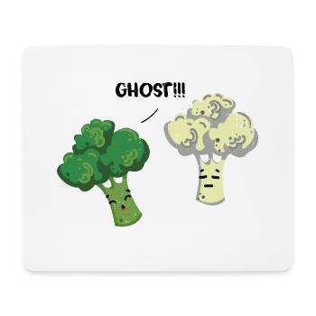Knackiger Brokkoli Supergemüse - Mousepad (Querformat) - Weiß - Vorne
