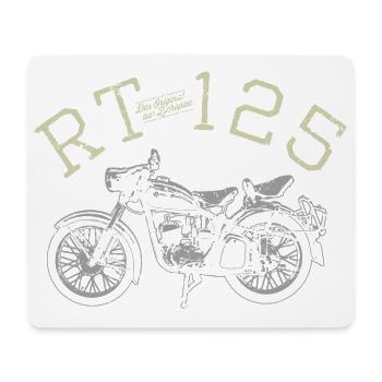 RT 125 - Mousepad (Querformat) - Weiß - Vorne