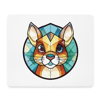 Chipmunk bunte Aquarell-Tierillustration - Mousepad (Querformat) - Weiß - Vorne