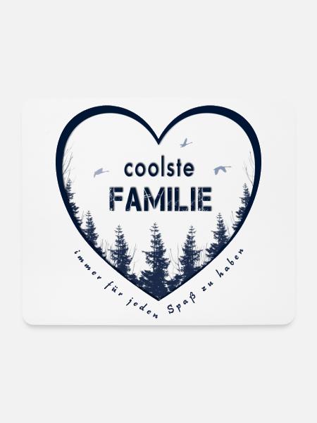 coolste Familie - Mousepad (Querformat) - Weiß