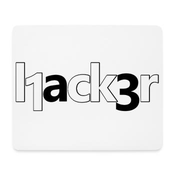 Hacker - Mousepad (Querformat) - Weiß - Vorne