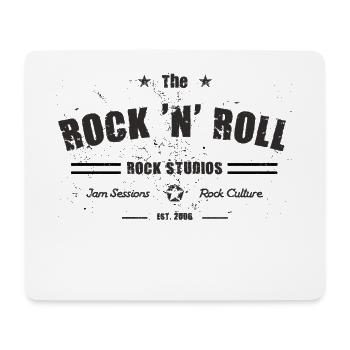 ROCK 'N' ROLL ROCK STUDIOS - Mousepad (Querformat) - Weiß - Vorne