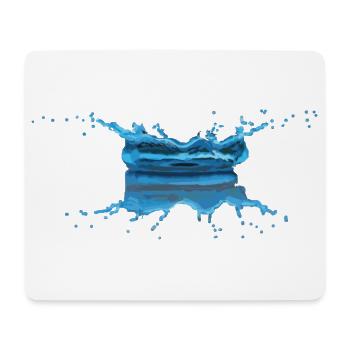 goutte eau - Tapis de souris (format paysage) - blanc - Devant