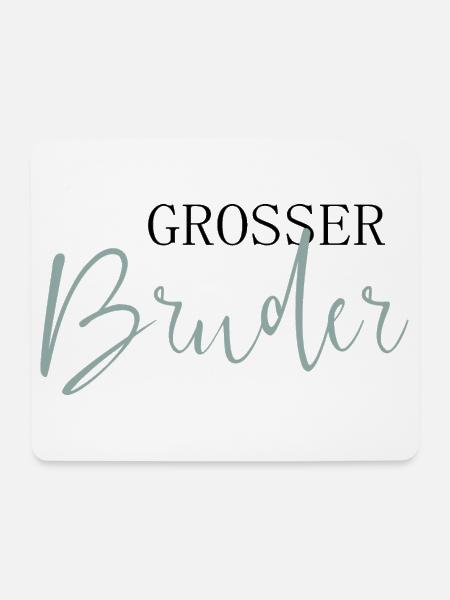 Großer Bruder - Mousepad (Querformat) - Weiß