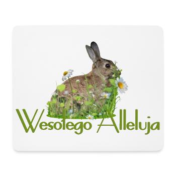 Frohe Ostern - Mousepad (Querformat) - Weiß - Vorne