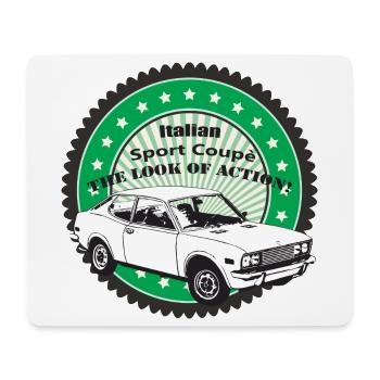 Italienische Sport Coupè - Mousepad (Querformat) - Weiß - Vorne