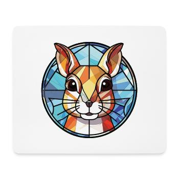 Chipmunk bunte Aquarell-Tierillustration - Mousepad (Querformat) - Weiß - Vorne