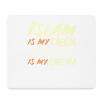 Islam Geschenk - Mousepad (Querformat) - Weiß - Vorne