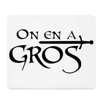 On en a gros - Tapis de souris (format paysage) - blanc - Devant