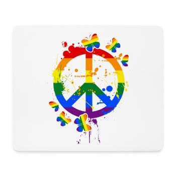 LGBT - Mousepad (Querformat) - Weiß - Vorne