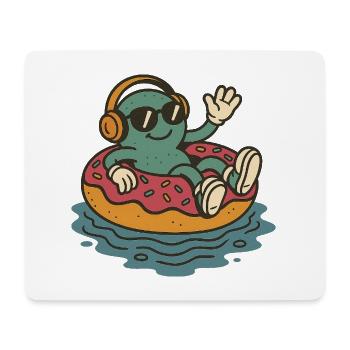 Pool-Day - Mousepad (Querformat) - Weiß - Vorne