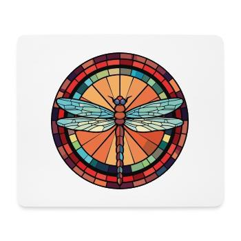 Libelle Bunte Aquarell-Tierillustration - Mousepad (Querformat) - Weiß - Vorne