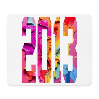 BUNT 13TH BIRTHDAY 2013 - Mouse Pad (horizontal) - white - Front