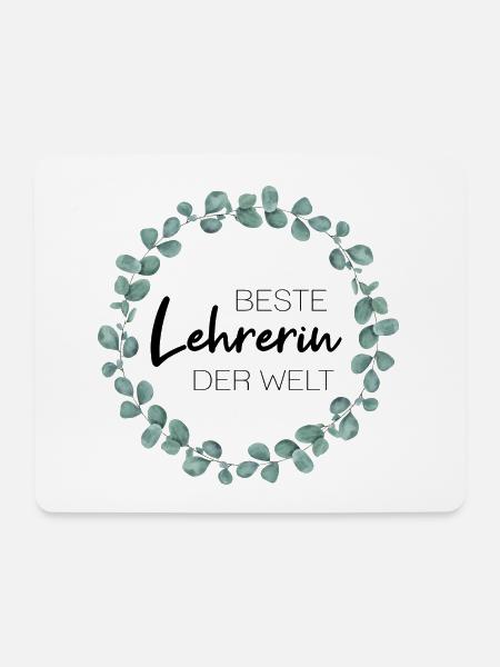 Beste Lehrerin der Welt - Mousepad (Querformat) - Weiß