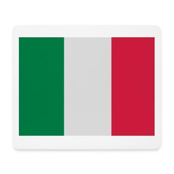 Italienische Flagge - Mousepad (Querformat) - Weiß - Vorne