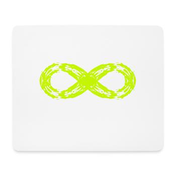 Unendlich Symbol Zeichen Symbol - Mousepad (Querformat) - Weiß - Vorne