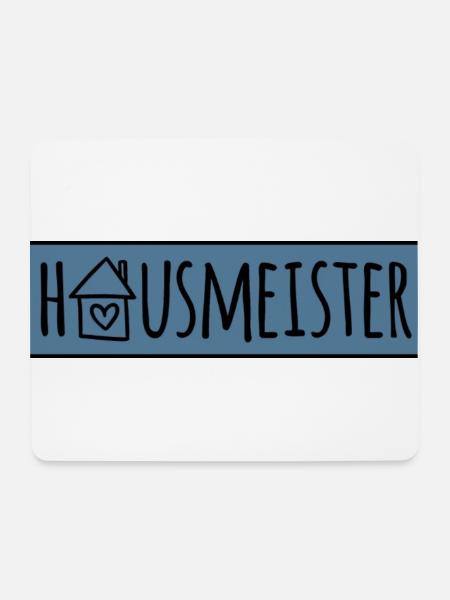 Hausmeister - Mousepad (Querformat) - Weiß