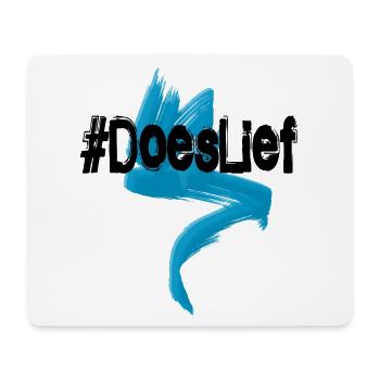 Respektiert Relief – drückt dein Herz aus – respektiert - Mousepad (Querformat) - Weiß - Vorne
