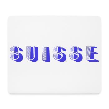 SUISSE. PAYS. GENEVE. SUISSE. HUMOUR. PAYS - Tapis de souris (format paysage) - blanc - Devant