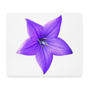 lila Blume - Mousepad (Querformat) - Weiß - Vorne