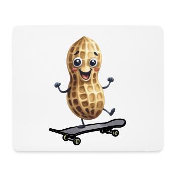 Peanut Peanuts Skater Skate Skateboard Kids - Mouse Pad (horizontal) - white - Front