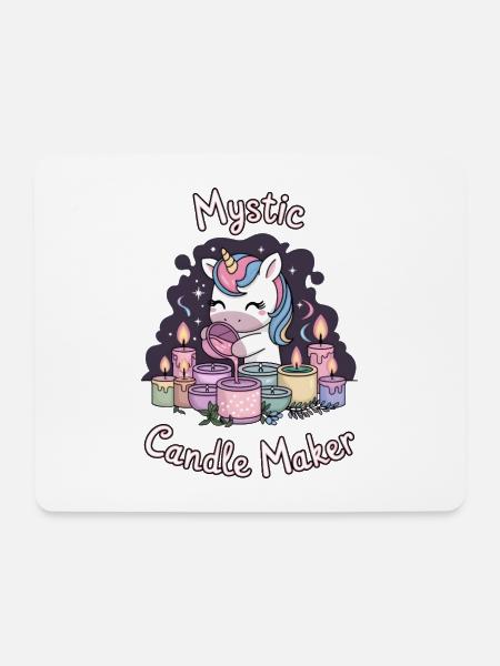 Mystic Candle Maker. - Mouse Pad (horizontal) - white