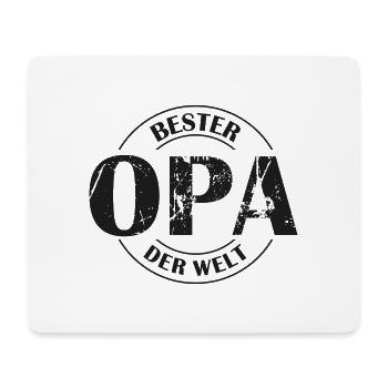 Bester Opa der Welt - Mousepad (Querformat) - Weiß - Vorne