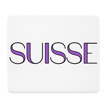SUISSE. PAYS. GENEVE. HUMOUR. PAYS. DRAPEAU - Tapis de souris (format paysage) - blanc - Devant