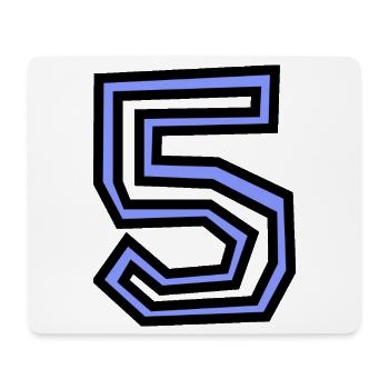 5. 5 YEARS - Mouse Pad (horizontal) - white - Front