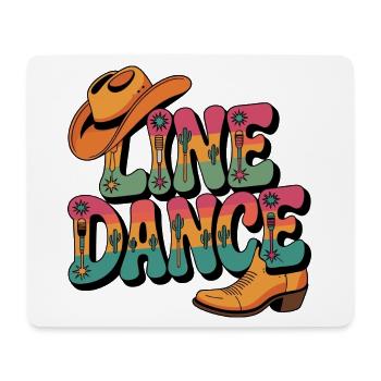 Line Dance mein Hobby - meine Passion - mein Ding - Mousepad (Querformat) - Weiß - Vorne
