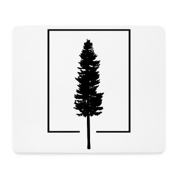Tree in the box - Mousepad (Querformat) - Weiß - Vorne