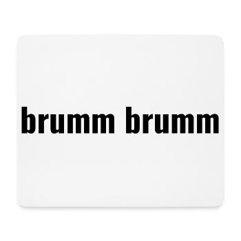 hum hum - Mouse Pad (horizontal) - white - Front