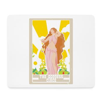 Die Göttin Circe Tarotkarte Schamane Wahrsagerei - Mousepad (Querformat) - Weiß - Vorne