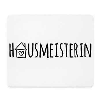 Hausmeisterin - Mousepad (Querformat) - Weiß - Vorne