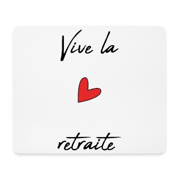RETIREMENT. RETIREMENT. RETIRED. RETIREMENT - Mouse Pad (horizontal) - white - Front