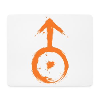 Astronomisches Symbol uranus - Mousepad (Querformat) - Weiß - Vorne