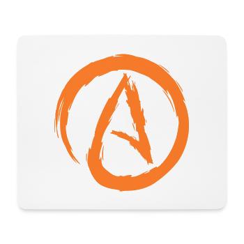 Atheismus Symbol Atheist Darwin Evolution Geschenk - Mousepad (Querformat) - Weiß - Vorne
