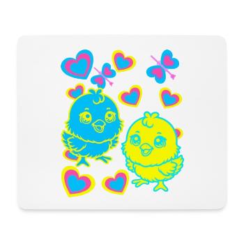 Küken Ostern Kind Kinder - Mousepad (Querformat) - Weiß - Vorne