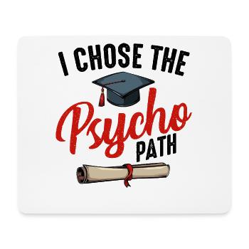 psychologue - Tapis de souris (format paysage) - blanc - Devant
