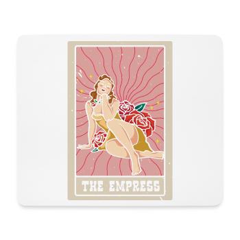 Die Kaiserin Tarotkarte Schamane Wahrsagerei - Mousepad (Querformat) - Weiß - Vorne