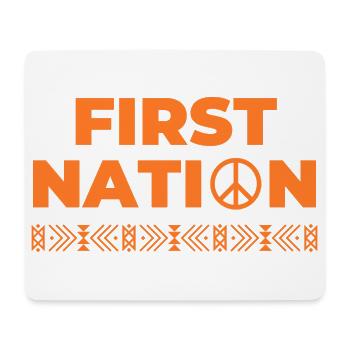 first nation indigen USA - Mousepad (Querformat) - Weiß - Vorne