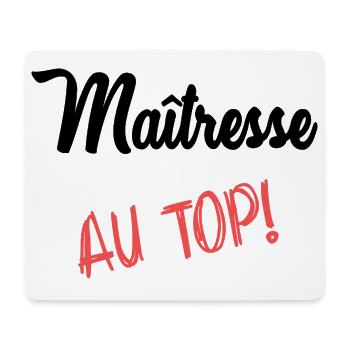 GELIEBTE - Mousepad (Querformat) - Weiß - Vorne