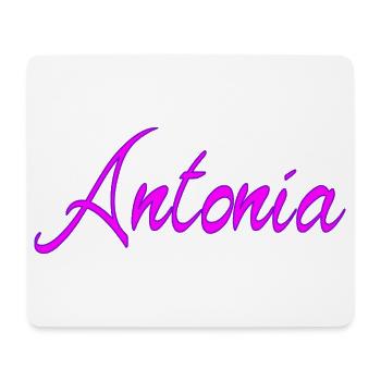 Antonia Neon Script - Mousepad (Querformat) - Weiß - Vorne