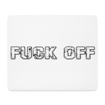 Provokanter Slogan Kontrast - Mousepad (Querformat) - Weiß - Vorne