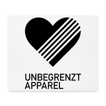 UNBEGRENZT LOVE by Unbegrenzt Apparel - Mousepad (Querformat) - Weiß - Vorne